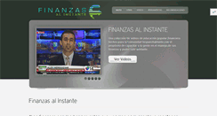 Desktop Screenshot of finanzasalinstante.com